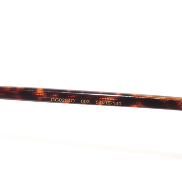 Gucci GG0294O 0294O 003 54 Brown Havana Eyeglasses 0294 - Picture 4 of 5